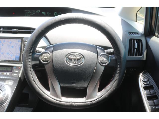 プリウス Sツーリングセレクション・G’s フジツボ4本出しマフラー/ルーフエンドスポイラー/リアスポイラー/Gs18インチアルミ/SDナビ/バックカメラ/ステアリングリモコン/フルセグ/Gsエアロ/ETC/スマートキー/HIDヘッドライト/(47枚目)