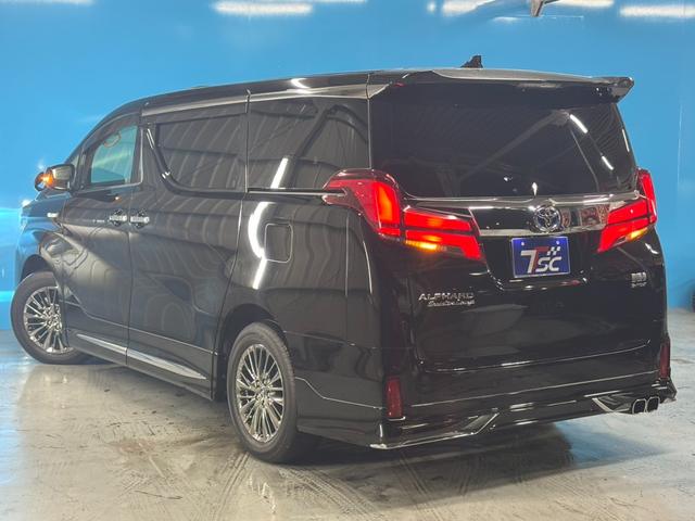 アルファードハイブリッド ＳＲ　Ｃパッケージ　禁煙／モデリスタフルエアロ／ツインムーンルーフ／デジタルインナーミラー／３眼ＬＥＤヘッドライト／１２インチ後席モニター／１０インチナビゲーション／黒革シート／純正１７ＡＷ／ＡＣＣ／衝突軽減ブレーキ（36枚目）