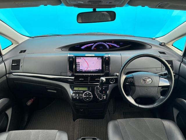 エスティマ アエラス　プレミアムエディション　後期／アルパイン９インチナビ／１０．２インチフリップダウンモニター／コーナーセンサー／ＴＲＤフロントリップ／ハーフレザーシート／パワーシート／オットマン／ＥＴＣ／バックカメラ／オートクルーズ（6枚目）