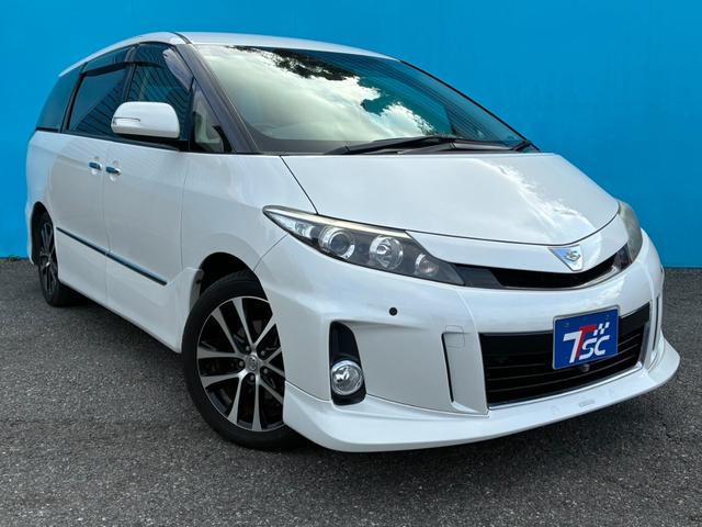 エスティマ アエラス　プレミアムエディション　後期／アルパイン９インチナビ／１０．２インチフリップダウンモニター／コーナーセンサー／ＴＲＤフロントリップ／ハーフレザーシート／パワーシート／オットマン／ＥＴＣ／バックカメラ／オートクルーズ（17枚目）