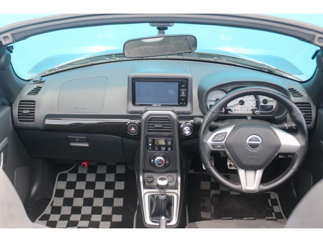 コペン ローブ　Ｓ　社外マフラー／社外ボンネット／ＳＳＲ製１５インチＡＷ／レカロシート／フルセグ／シートヒーター／スマートキー＆プッシュスタート／５速マニュアル／禁煙車／ＬＥＤヘッドライト（6枚目）