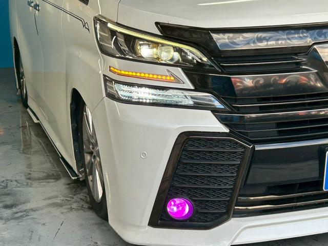 ヴェルファイア 2.5Z Aエディション ゴールデンアイズ 公認エアサス/OP:ツインムーンルーフ/オプションカラー/7人乗り/後席モニター/各純正パーツあり/禁煙車/両側パワースライド/社外エアロ/オットマン/純正ナビ/バックカメラ/100V電源/ETC(19枚目)