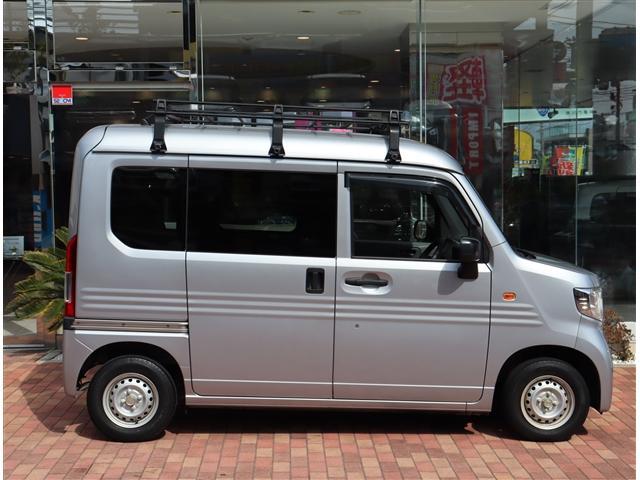 Ｎ－ＶＡＮ Ｇ・ホンダセンシング　メモリーナビ　ワンセグＴＶ　ＤＶＤ再生　ＢＴオーディオ　キーレスキー　オートエアコン　衝突軽減ブレーキ　レーダクルーズ　両側スライドドア　オーバーヘッドコンソール　ルーフキャリア　ライトレベライザー（5枚目）