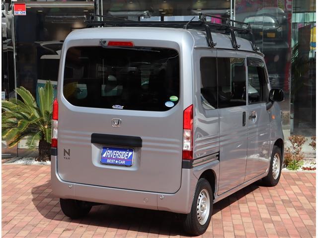 Ｎ－ＶＡＮ Ｇ・ホンダセンシング　メモリーナビ　ワンセグＴＶ　ＤＶＤ再生　ＢＴオーディオ　キーレスキー　オートエアコン　衝突軽減ブレーキ　レーダクルーズ　両側スライドドア　オーバーヘッドコンソール　ルーフキャリア　ライトレベライザー（6枚目）