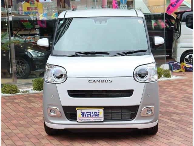 ムーヴキャンバス ストライプスG t届出済み未使用車 バックカメラ付 衝突軽減ブレーキ LEDライト 両側電動スライドドア スマートキー I-STOP 電動パーキングブレーキ コーナーセンサー オートエアコン シートヒーター(25枚目)