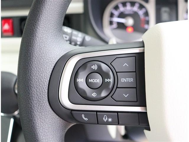 ムーヴキャンバス ストライプスG t届出済み未使用車 バックカメラ付 衝突軽減ブレーキ LEDライト 両側電動スライドドア スマートキー I-STOP 電動パーキングブレーキ コーナーセンサー オートエアコン シートヒーター(32枚目)