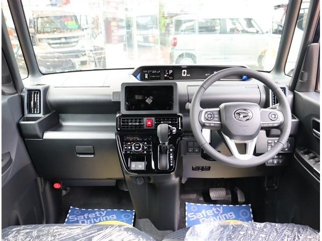 タント カスタムRSリミテッド 届出済み未使用車 バックカメラ付 ETC レーダークルーズ 両側電動スライドドア シートヒーター LEDライト スマートキー コーナーセンサー I-STOP ベンチシート 純正15AW オートエアコン(7枚目)