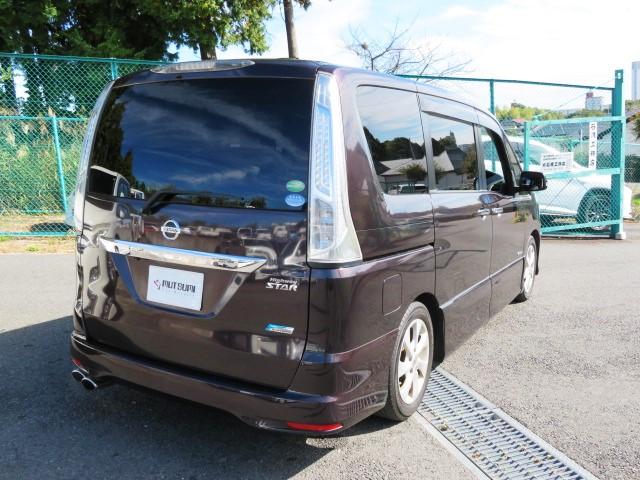 セレナ ハイウェイスター S-ハイブリッド 1年保証 禁煙車 純正ナビ フルセグTV バックモニター ETC Bluetoothオーディオ スマートキー2個 左側パワースライドドア CD/DVD 社外マフラー ローダウン(53枚目)