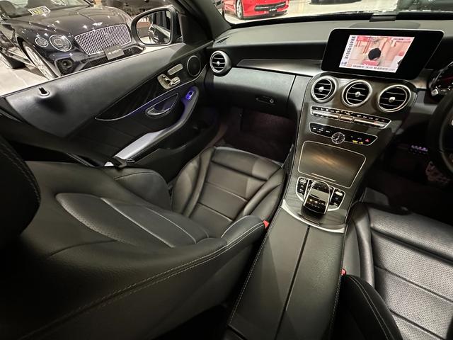 Cクラス C180アバンギャルド AMGライン 1年保証付/正規ディーラー車/黒革パワーシート/シートヒーター/Carplay/フルセグ/ETC/BSM/ACC/Bluetooth&USB/バックカメラ/純正18inchAW(29枚目)