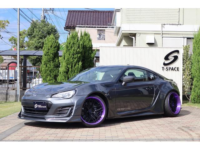 BRZ R 後期型 AIMGAINワイドボディ 326POWER車高調 WILSHIREFORGED19AW SKIDRacingアーム CSDブレーキ 左右出しマフラー CRYSTALEYEテール 8型ナビTV(48枚目)