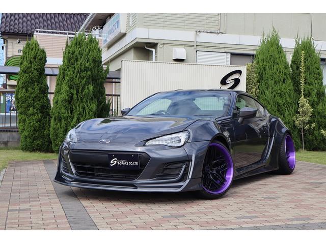 BRZ R 後期型 AIMGAINワイドボディ 326POWER車高調 WILSHIREFORGED19AW SKIDRacingアーム CSDブレーキ 左右出しマフラー CRYSTALEYEテール 8型ナビTV(49枚目)
