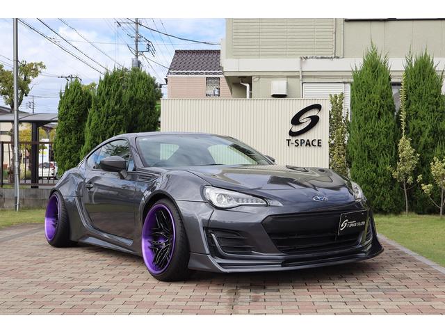 BRZ R 後期型 AIMGAINワイドボディ 326POWER車高調 WILSHIREFORGED19AW SKIDRacingアーム CSDブレーキ 左右出しマフラー CRYSTALEYEテール 8型ナビTV(52枚目)