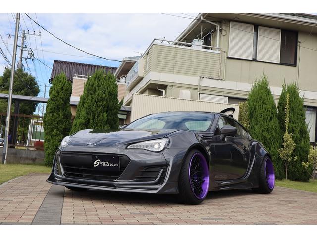 BRZ R 後期型 AIMGAINワイドボディ 326POWER車高調 WILSHIREFORGED19AW SKIDRacingアーム CSDブレーキ 左右出しマフラー CRYSTALEYEテール 8型ナビTV(53枚目)