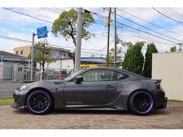 BRZ R 後期型 AIMGAINワイドボディ 326POWER車高調 WILSHIREFORGED19AW SKIDRacingアーム CSDブレーキ 左右出しマフラー CRYSTALEYEテール 8型ナビTV(55枚目)