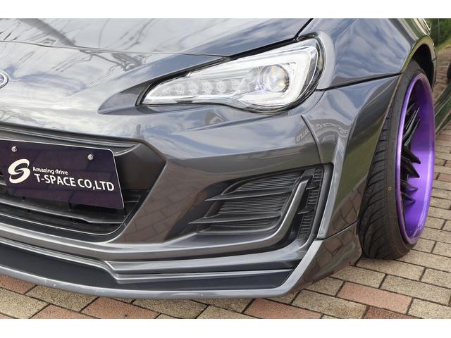 BRZ R 後期型 AIMGAINワイドボディ 326POWER車高調 WILSHIREFORGED19AW SKIDRacingアーム CSDブレーキ 左右出しマフラー CRYSTALEYEテール 8型ナビTV(62枚目)