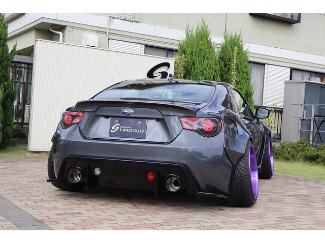BRZ R 後期型 AIMGAINワイドボディ 326POWER車高調 WILSHIREFORGED19AW SKIDRacingアーム CSDブレーキ 左右出しマフラー CRYSTALEYEテール 8型ナビTV(66枚目)