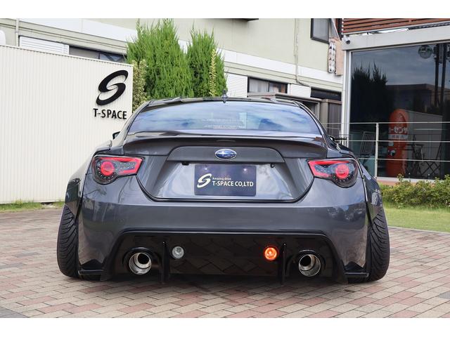 BRZ R 後期型 AIMGAINワイドボディ 326POWER車高調 WILSHIREFORGED19AW SKIDRacingアーム CSDブレーキ 左右出しマフラー CRYSTALEYEテール 8型ナビTV(67枚目)