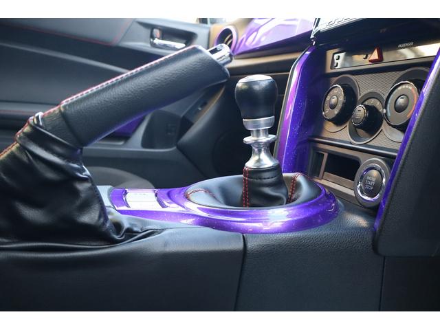 BRZ R 後期型 AIMGAINワイドボディ 326POWER車高調 WILSHIREFORGED19AW SKIDRacingアーム CSDブレーキ 左右出しマフラー CRYSTALEYEテール 8型ナビTV(75枚目)