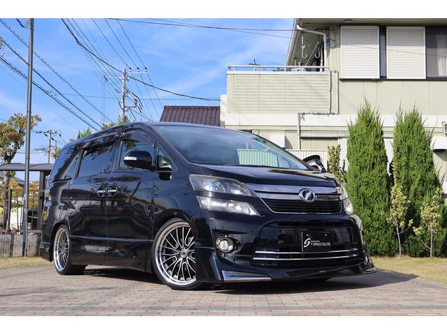 ヴェルファイア ２．４Ｚ　ゴールデンアイズ　後期型　ワンオーナー車　ＭＯＤＥＬＬＩＳＴＡエアロ＆マフラー　ＷＯＲＫ２０インチＡＷ　車高調　純正ツインモニター　両側パワースライドドア　パワーバックドア　ハーフレザーシート　ドライブレコーダー（3枚目）