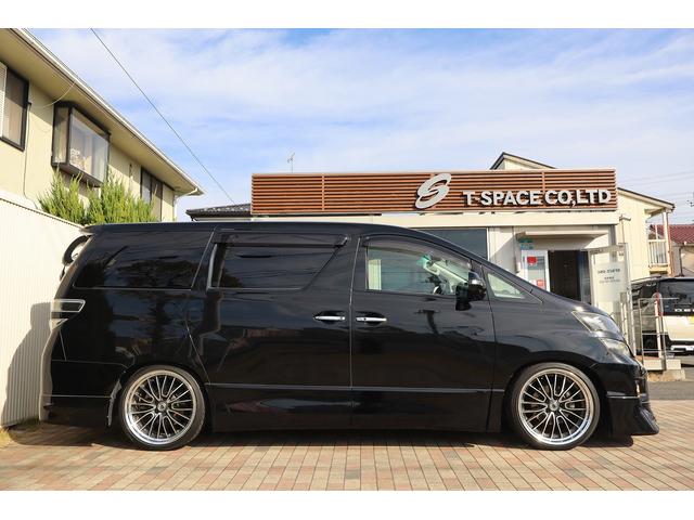 ヴェルファイア ２．４Ｚ　ゴールデンアイズ　後期型　ワンオーナー車　ＭＯＤＥＬＬＩＳＴＡエアロ＆マフラー　ＷＯＲＫ２０インチＡＷ　車高調　純正ツインモニター　両側パワースライドドア　パワーバックドア　ハーフレザーシート　ドライブレコーダー（6枚目）