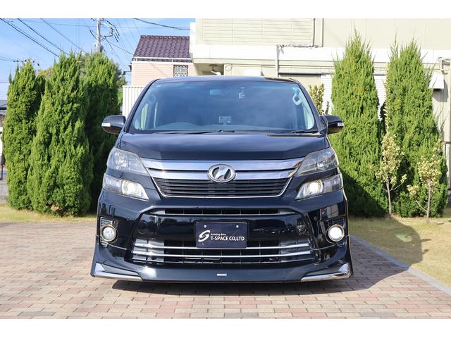 ヴェルファイア ２．４Ｚ　ゴールデンアイズ　後期型　ワンオーナー車　ＭＯＤＥＬＬＩＳＴＡエアロ＆マフラー　ＷＯＲＫ２０インチＡＷ　車高調　純正ツインモニター　両側パワースライドドア　パワーバックドア　ハーフレザーシート　ドライブレコーダー（8枚目）