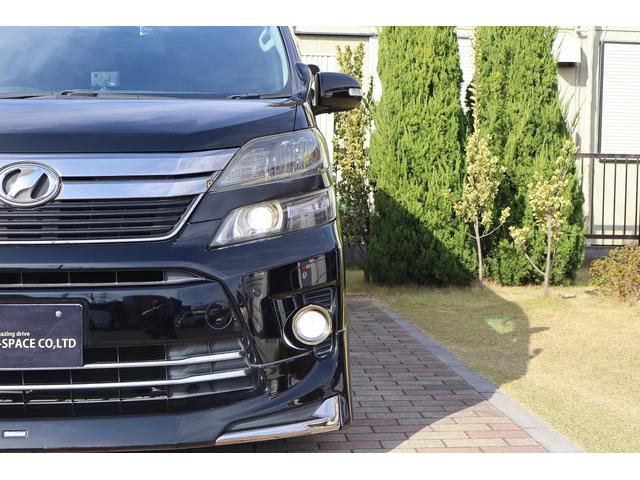 ヴェルファイア ２．４Ｚ　ゴールデンアイズ　後期型　ワンオーナー車　ＭＯＤＥＬＬＩＳＴＡエアロ＆マフラー　ＷＯＲＫ２０インチＡＷ　車高調　純正ツインモニター　両側パワースライドドア　パワーバックドア　ハーフレザーシート　ドライブレコーダー（10枚目）