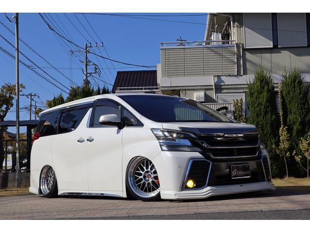 ヴェルファイア 2.5Z 4輪独立エアサス SilkBlazeエアロ&フロントグリル WORK20AW DazzFellowsシーケンシャルテール 断熱フロントガラス ALPINEツインモニター 両側パワースライドドア(3枚目)