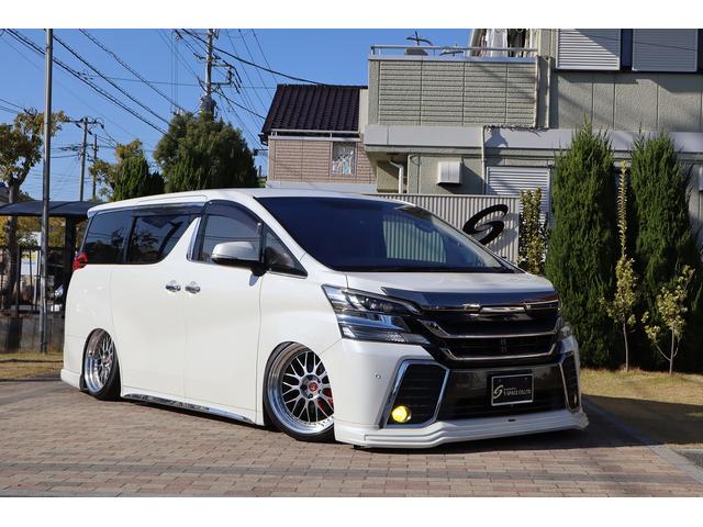 ヴェルファイア 2.5Z 4輪独立エアサス SilkBlazeエアロ&フロントグリル WORK20AW DazzFellowsシーケンシャルテール 断熱フロントガラス ALPINEツインモニター 両側パワースライドドア(52枚目)