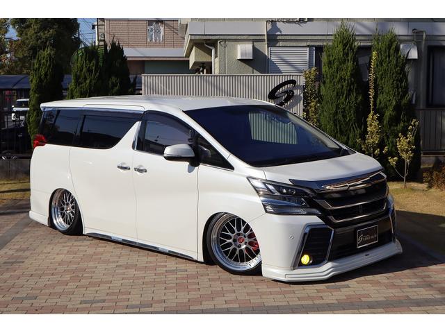 ヴェルファイア 2.5Z 4輪独立エアサス SilkBlazeエアロ&フロントグリル WORK20AW DazzFellowsシーケンシャルテール 断熱フロントガラス ALPINEツインモニター 両側パワースライドドア(54枚目)