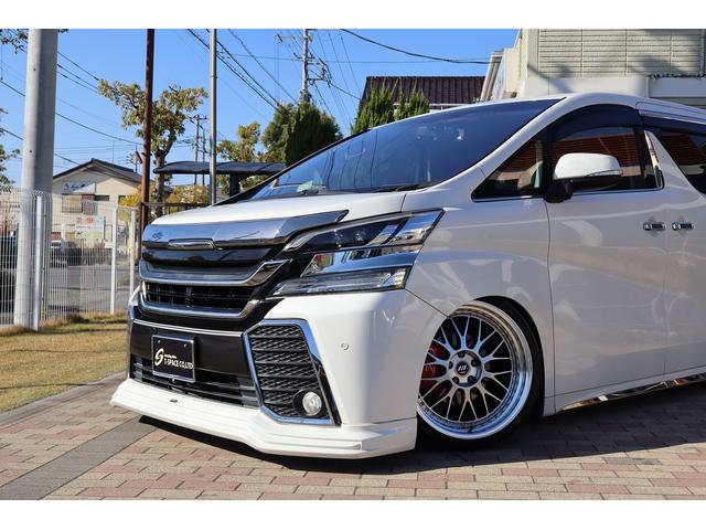 ヴェルファイア 2.5Z 4輪独立エアサス SilkBlazeエアロ&フロントグリル WORK20AW DazzFellowsシーケンシャルテール 断熱フロントガラス ALPINEツインモニター 両側パワースライドドア(57枚目)