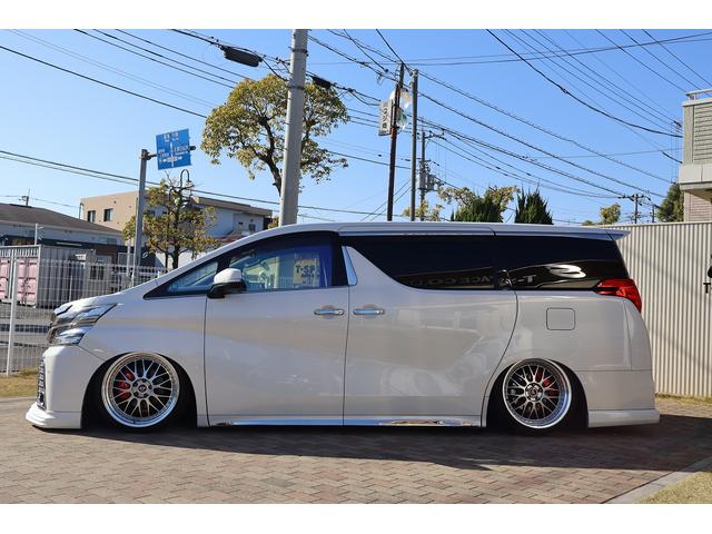 ヴェルファイア 2.5Z 4輪独立エアサス SilkBlazeエアロ&フロントグリル WORK20AW DazzFellowsシーケンシャルテール 断熱フロントガラス ALPINEツインモニター 両側パワースライドドア(61枚目)