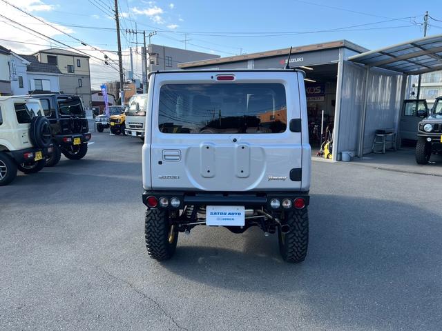 ジムニー ＸＬ　３インチリフトアップ　ハイパーチャンバー　柿本改マフラー　ヘリテージ前後バンパー　ディスプレイオーディオ　ＥＴＣ（8枚目）