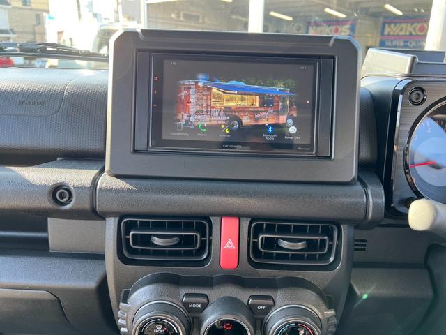 ジムニー ＸＬ　３インチリフトアップ　ハイパーチャンバー　柿本改マフラー　ヘリテージ前後バンパー　ディスプレイオーディオ　ＥＴＣ（10枚目）