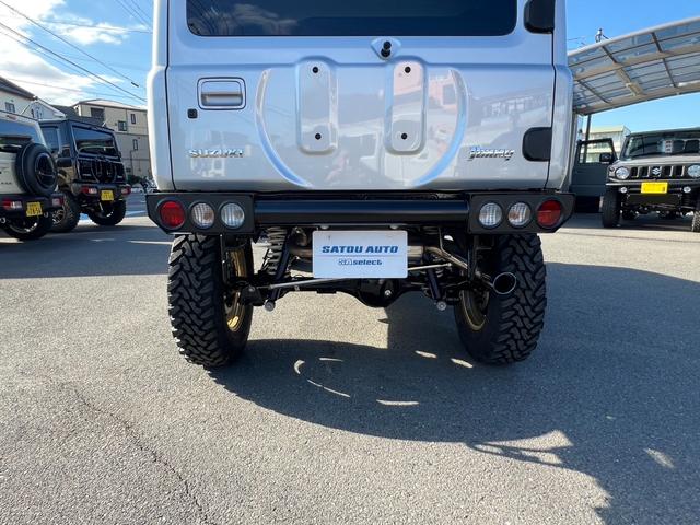 ジムニー ＸＬ　３インチリフトアップ　ハイパーチャンバー　柿本改マフラー　ヘリテージ前後バンパー　ディスプレイオーディオ　ＥＴＣ（30枚目）