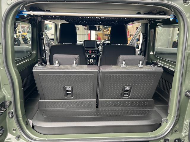 ジムニー ＸＣ　ＡＰＩＯタクティカル前後バンパー＆グリル　ＲＯＡＤＷＩＮ２０ｍｍサスキット　静香御前マフラー　リアラダー　ワイルドボアホイール　純正８インチフルセグナビ　バックカメラ　ドライブレコーダー　ＥＴＣ（40枚目）