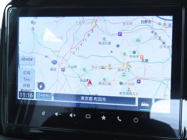 スペーシア ギア　ＨＹＢＲＩＤ　ＸＺターボ　全方位カメラ付きナビ　オートライト　Ｂｌｕｅｔｏｏｔｈ　スライドドア　プッシュスタート　シートヒーター　オートエアコン　禁煙車　スズキセーフティーサポート　ワンオーナー　衝突被害軽減システム　アイドリングストップ（3枚目）