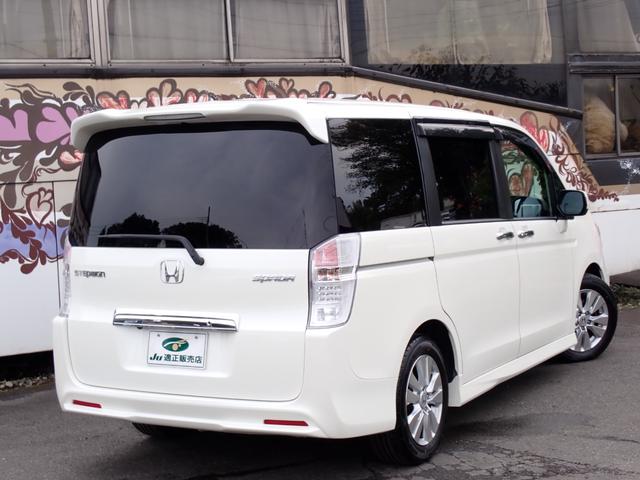 ステップワゴンスパーダ Z HDDナビエディション 1年間走行無制限保証付き スマートキー ナビ フルセグTV CD DVD バックカメラ ETC 両側自動ドア HIDライト オートライト パドルシフト 純正16インチアルミホイール タイミングチェーン(5枚目)