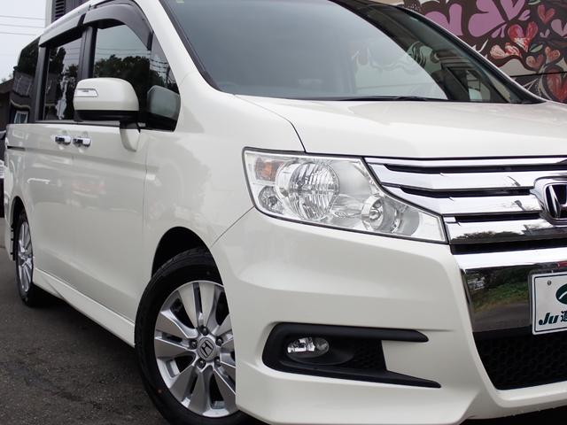 ステップワゴンスパーダ Z HDDナビエディション 1年間走行無制限保証付き スマートキー ナビ フルセグTV CD DVD バックカメラ ETC 両側自動ドア HIDライト オートライト パドルシフト 純正16インチアルミホイール タイミングチェーン(9枚目)