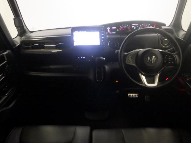 N-BOXカスタム G・Lターボホンダセンシング 禁煙/8型ナビ■タイヤR6年製■前後Dレコ/両電扉/電暖席/半革席/パドル/12セグ/BTA/CD/オートリトラミラー/ETC/逆突防止Rソナー/間欠ワイパ/フォグ/スマキー/プラズマクラスタ付AC(11枚目)
