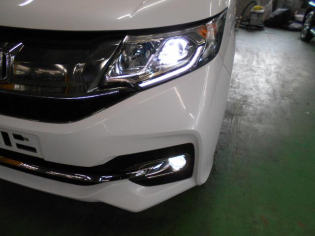 ステップワゴンスパーダ スパーダ・クールスピリット 1オナ・禁煙・社外Mナビ・無限マフラー・社外ドラレコ・サイドSRS・LED・ETC・ブル-トゥース・社外レーダー 両電動スライドドア シートH 追突軽減ブレーキ スマキー Bカメ Wエアコン ナビTV(7枚目)