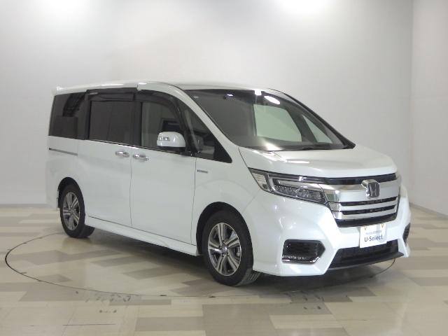 ステップワゴンスパーダ スパーダハイブリッドGホンダセンシング 9インチプレミアムインターナビ 11.6インチリア席モニター USBジャック マルチビューカメラシステム LEDフォグライト 本革巻ステアリングホイール わくわくゲート コンフォートビューパッケージ(26枚目)