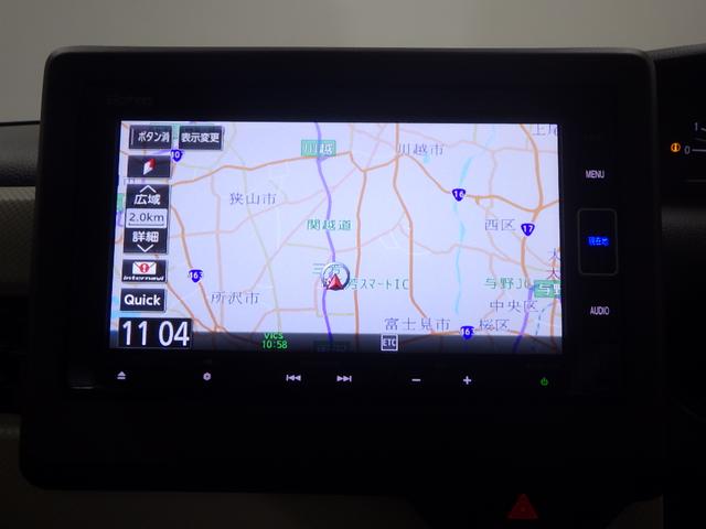 N-BOX L・ターボ 禁煙車 ナビ Rカメラ SD 録音 USB BTA フルセグ 充電 シートヒーター シ-トヒ-タ- AAC 衝突軽減ブレーキ Bカメラ LED ワンオーナー車 地デジ ETC パワステ イモビ ABS(2枚目)