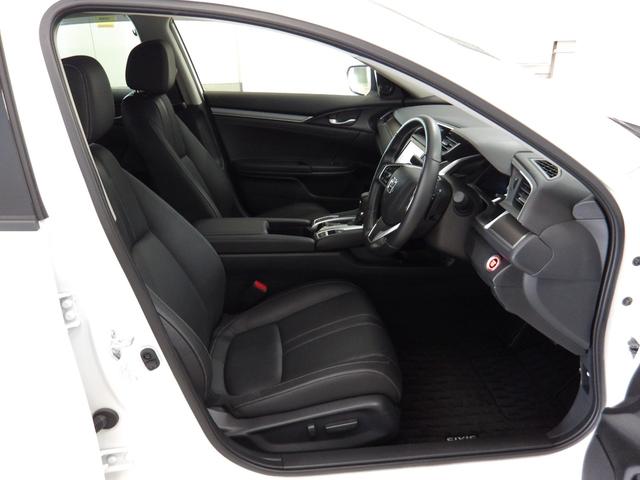 シビック セダンホンダセンシング 禁煙車 パワーシート LEDヘッド 前席シートヒーター スマートキー クルーズコントロール ターボ サイドエアバック ETC ESC ナビTV オートエアコン エアバッグ パワーステアリング ABS(19枚目)