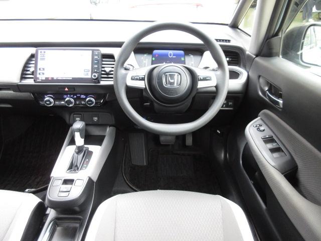 フィット e:HEVクロスター 禁煙車 ハイブリッド クロスター ナビ 前後ドラレコ ETC アルミホイール サーフブルー ホンダセンシング 渋滞追従機能 電動サイドブレーキ LEDヘッドライト 衝突回避システム 1オーナー(14枚目)