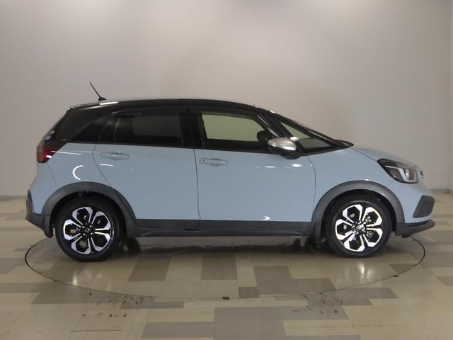 フィット e:HEVクロスター 禁煙車 ハイブリッド クロスター ナビ 前後ドラレコ ETC アルミホイール サーフブルー ホンダセンシング 渋滞追従機能 電動サイドブレーキ LEDヘッドライト 衝突回避システム 1オーナー(30枚目)