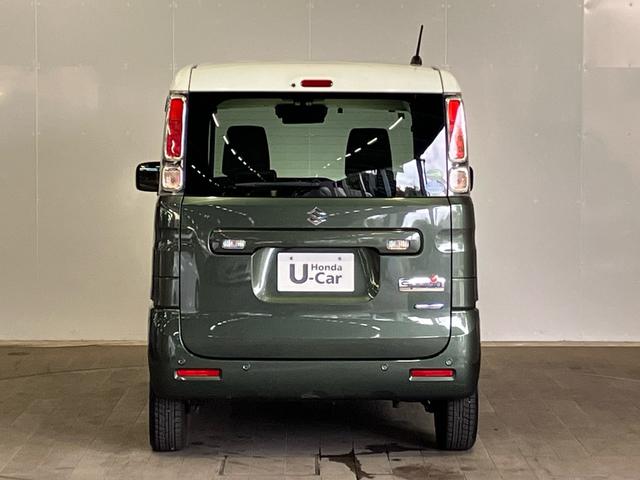 スペーシア ハイブリッドX 禁煙 ケンウッドナビ 両側電動スライドドア 追突被害軽減ブレーキ リアカメラ スマートキー シートヒーター サイドエアバック Bluetooth USB 地デジ CD/DVD レーンキープ ETC(8枚目)