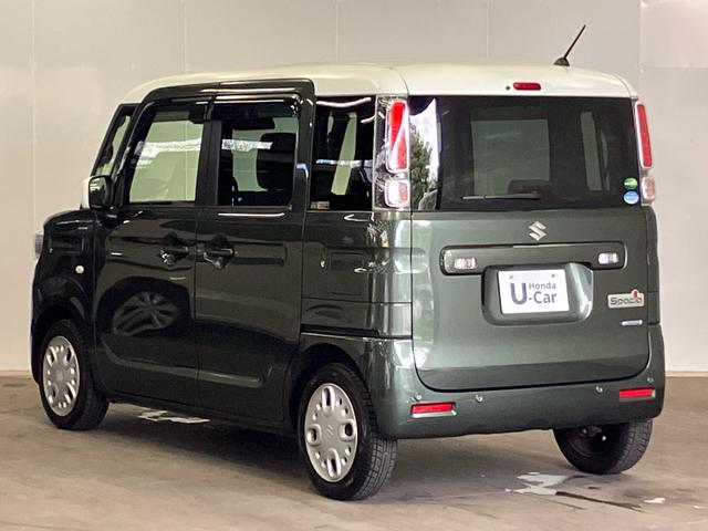 スペーシア ハイブリッドX 禁煙 ケンウッドナビ 両側電動スライドドア 追突被害軽減ブレーキ リアカメラ スマートキー シートヒーター サイドエアバック Bluetooth USB 地デジ CD/DVD レーンキープ ETC(9枚目)