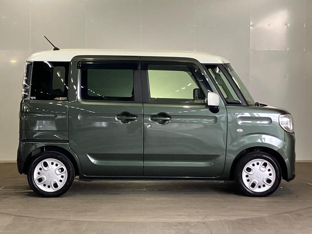 スペーシア ハイブリッドX 禁煙 ケンウッドナビ 両側電動スライドドア 追突被害軽減ブレーキ リアカメラ スマートキー シートヒーター サイドエアバック Bluetooth USB 地デジ CD/DVD レーンキープ ETC(10枚目)