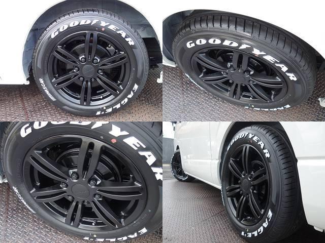 ロングDX GLパッケージ ESSEXフロントスポイラー415コブラ17インチアルミ2インチローダウンオリジナルLEDテールライト装備インナーブラックヘッドライト加工フロントグリルマッドブラックペイント済み(15枚目)