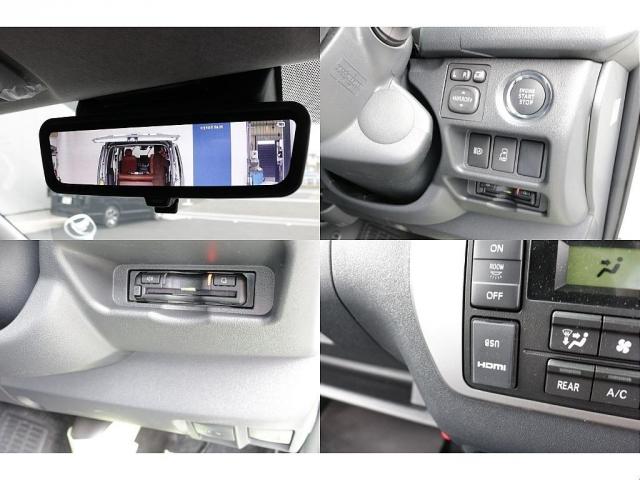 ハイエースワゴン オリジナルフロントスポイラーオリジナルオーバーフェンダーオリジナル17インチアルミナスカー17インチタイヤオリジナルLEDテールアルパイン11インチナビ12.8フリップダウンETC2.0HDMI装備(18枚目)